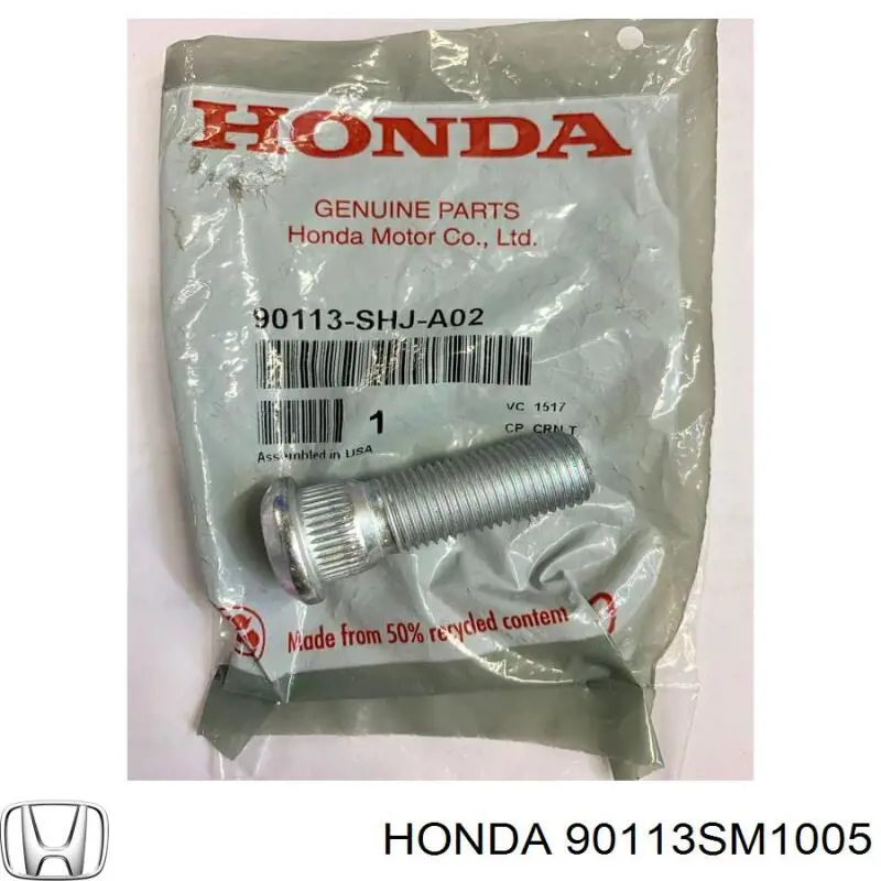 Шпилька колесная, задняя Honda 90113SM1005