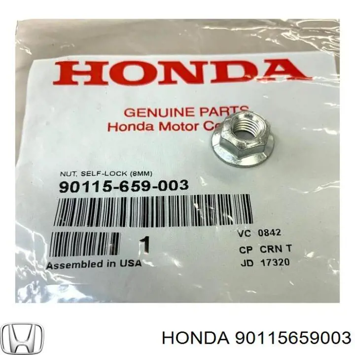 Tuerca del colector de escape 90115659003 Honda