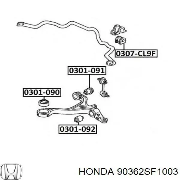  90362SF1003 Honda