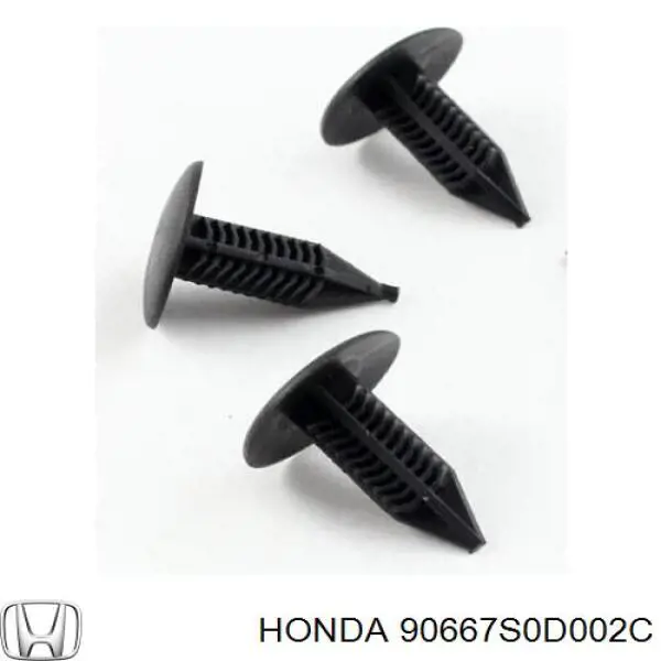 Пистон (клип) крепления подкрылка переднего крыла Honda 90667S0D002C