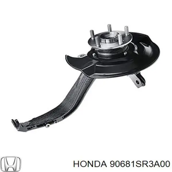 Купить 90681SR3A00 Honda Кольцо стопорное подшипника передней ступицы