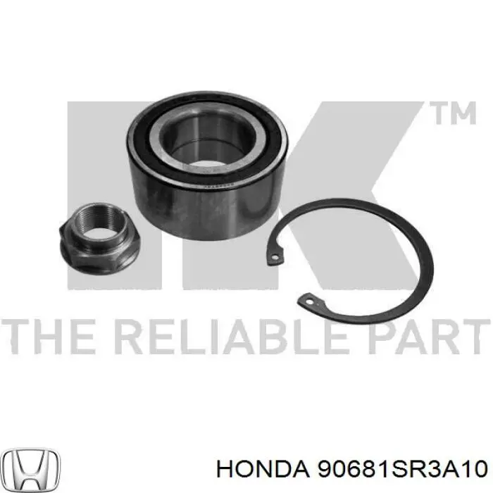 Купить 90681SR3A10 Honda Подшипник передней ступицы
