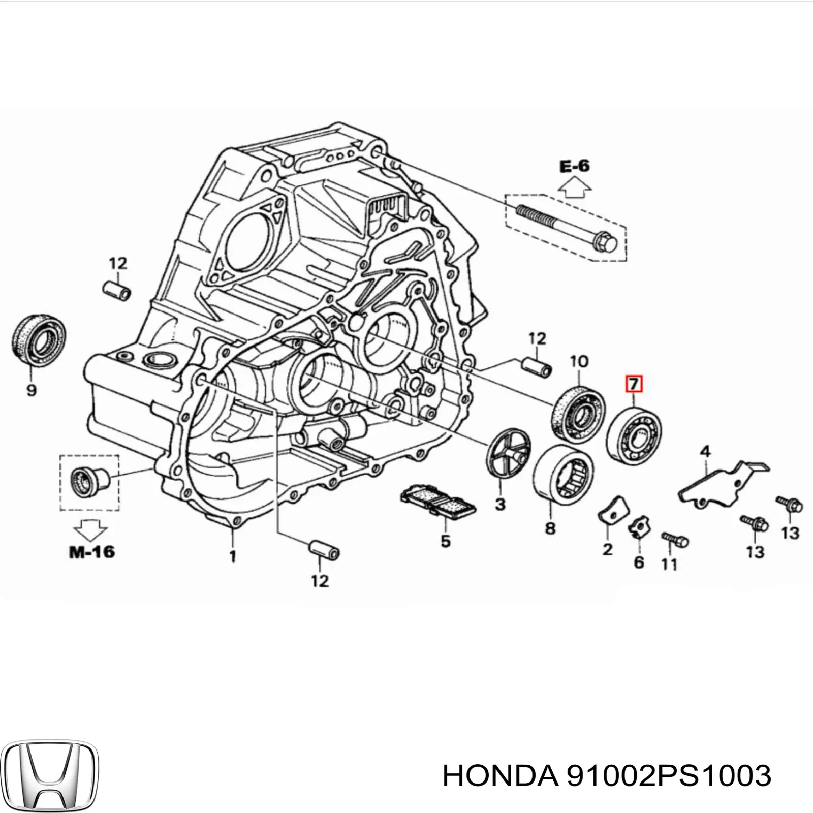  Honda 91002PS1003 цена, от 32.77 USD