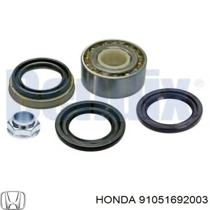 Подшипник ступицы 91051692003 Honda