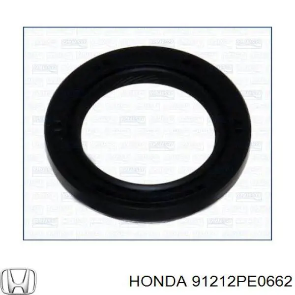 Anillo retén, cigüeñal frontal 91212PE0662 Honda