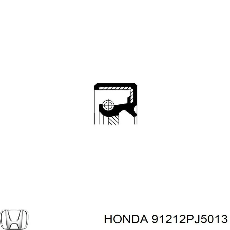 Anillo retén, cigüeñal frontal 91212PJ5013 Honda