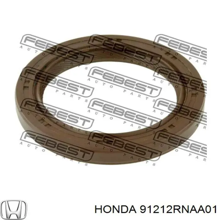 Anillo retén, cigüeñal frontal 91212RNAA01 Honda/Acura