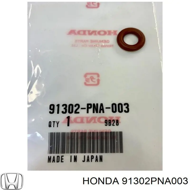 91302PNA003 Honda кольцо (шайба форсунки инжектора посадочное)