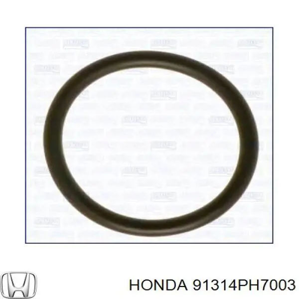 91314PH7003 Honda уплотнительное кольцо патрубка радиатора