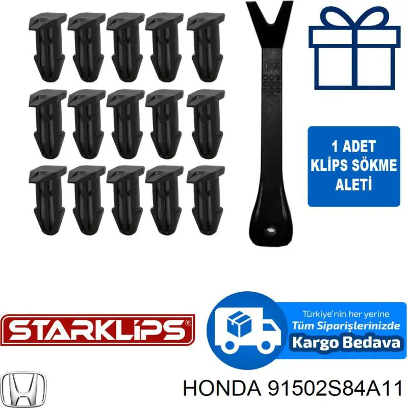  Honda 91502S84A01 цена, от 0.34 USD