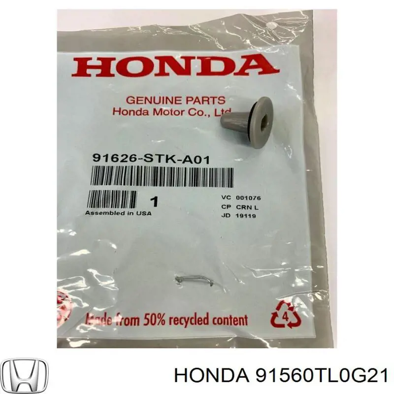 91560TL0G21 Honda 