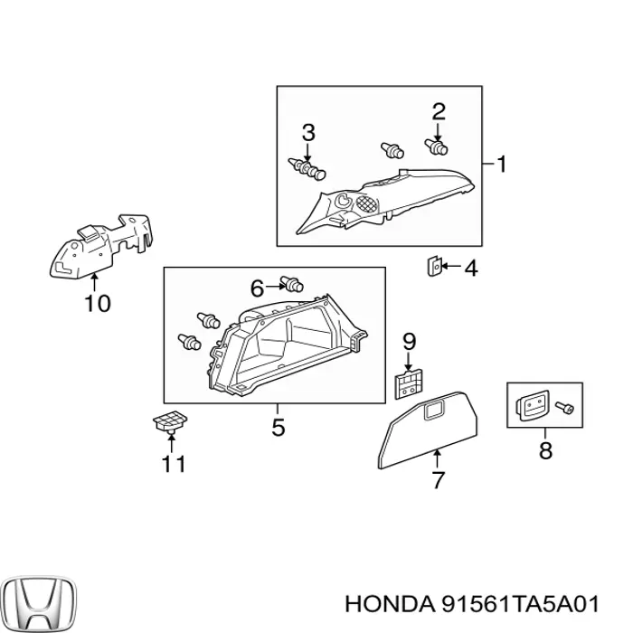 91561TA5A01 Honda 