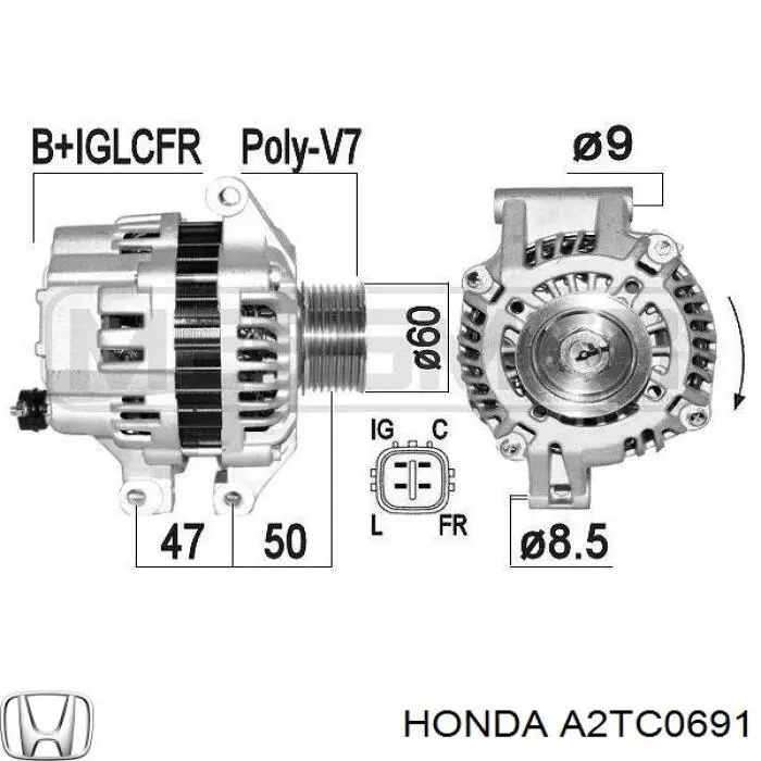 Купить A2TC0691 Honda Генератор