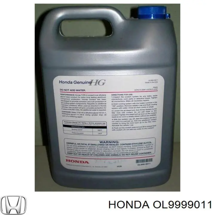 Купить OL9999011 Honda Антифриз универсальный