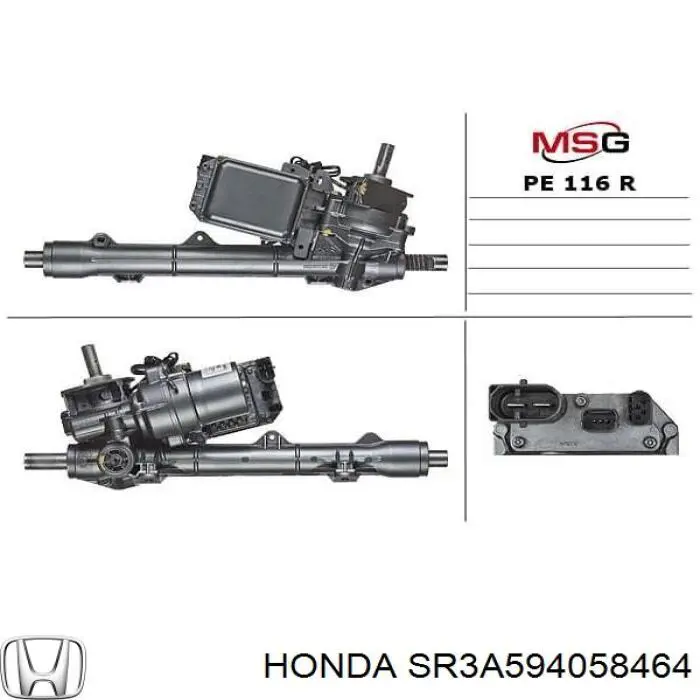 Рулевая рейка SR3A594058464 Honda
