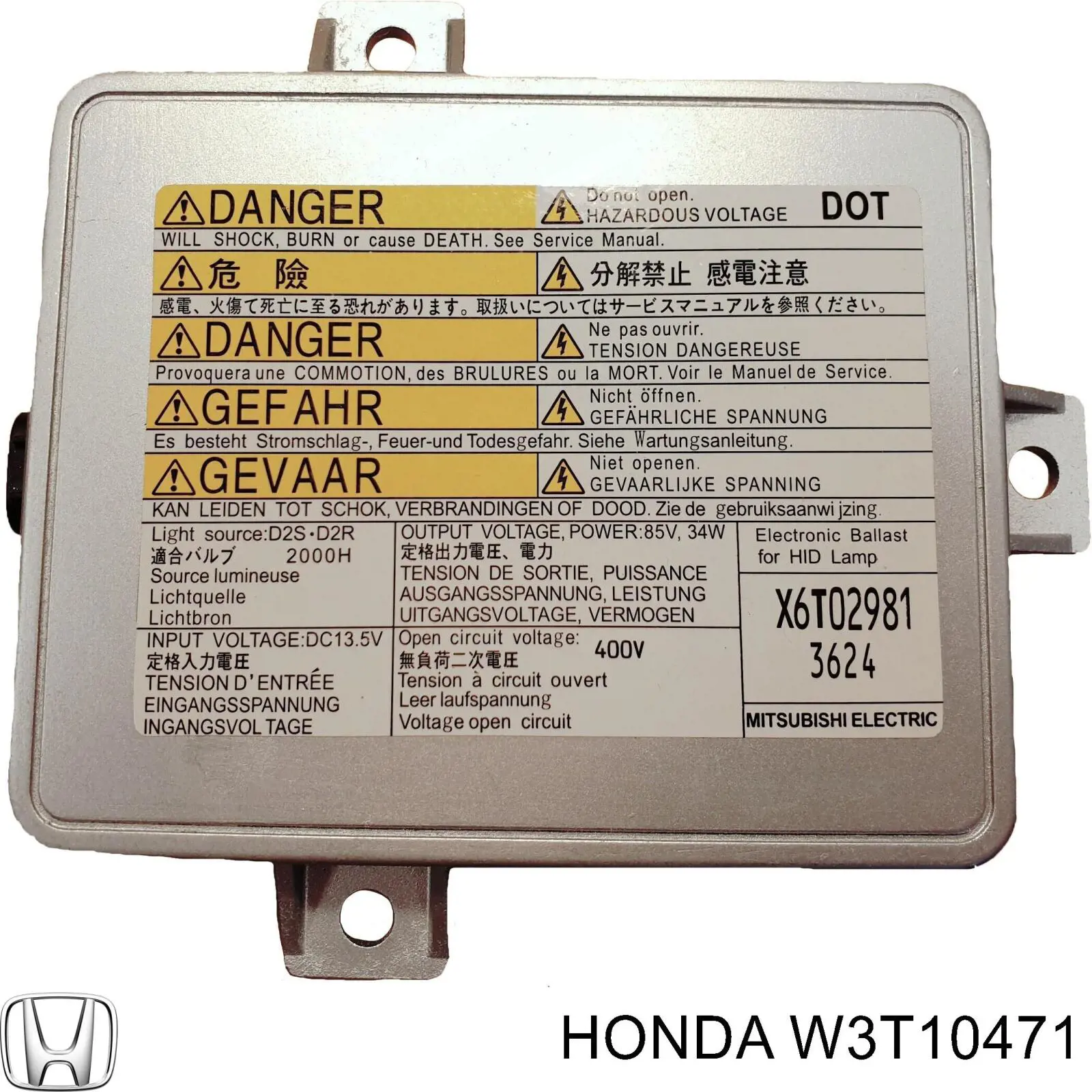 W3T10471 Honda 