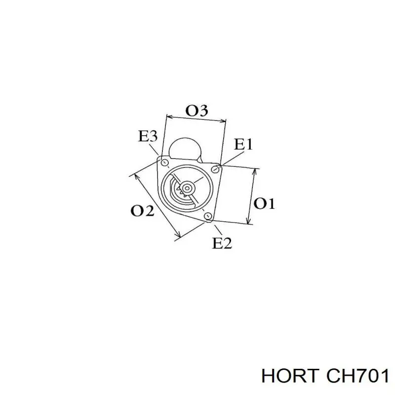 Стартер Hort CH701 цена, от 83.08 USD