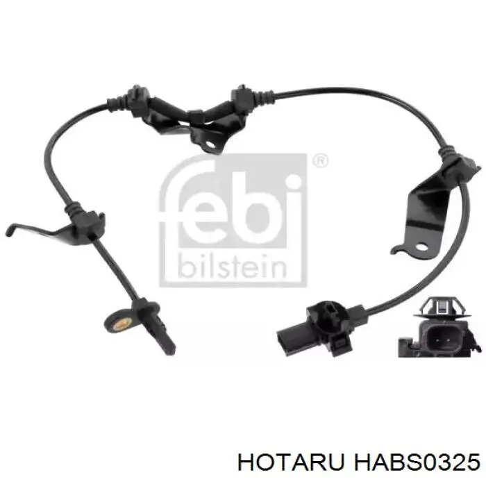 Sensor ABS delantero izquierdo HABS0325 Hotaru