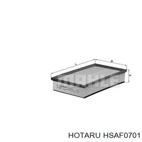 Расходомер воздуха Hotaru HSAF0701