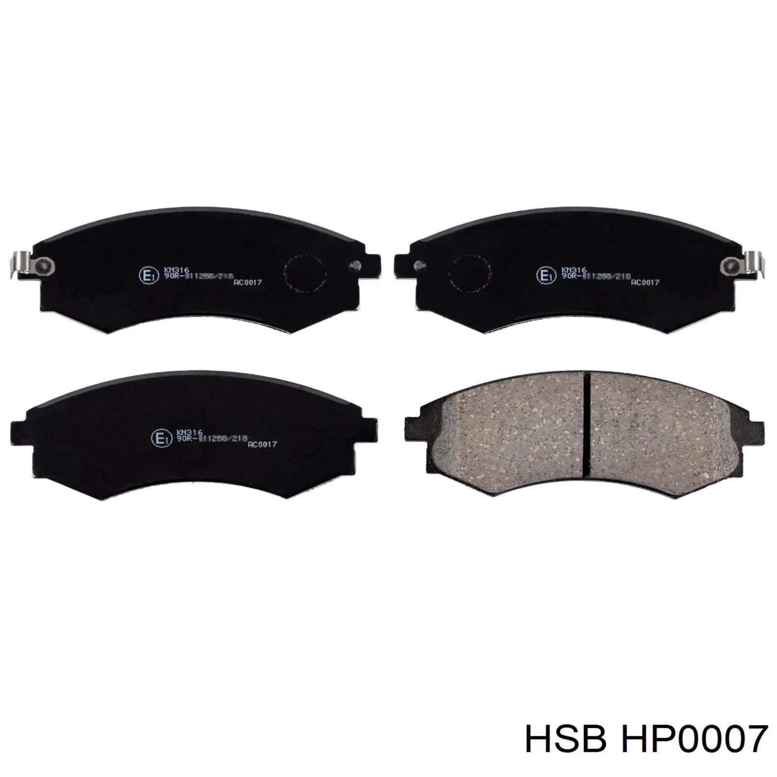 HP0007 HSB Колодки передние
