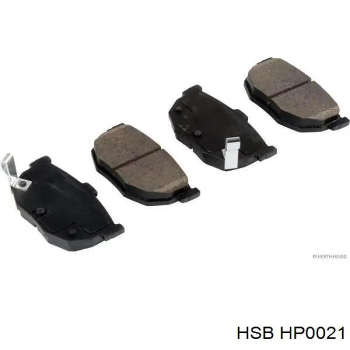Задние тормозные колодки HP0021 HSB