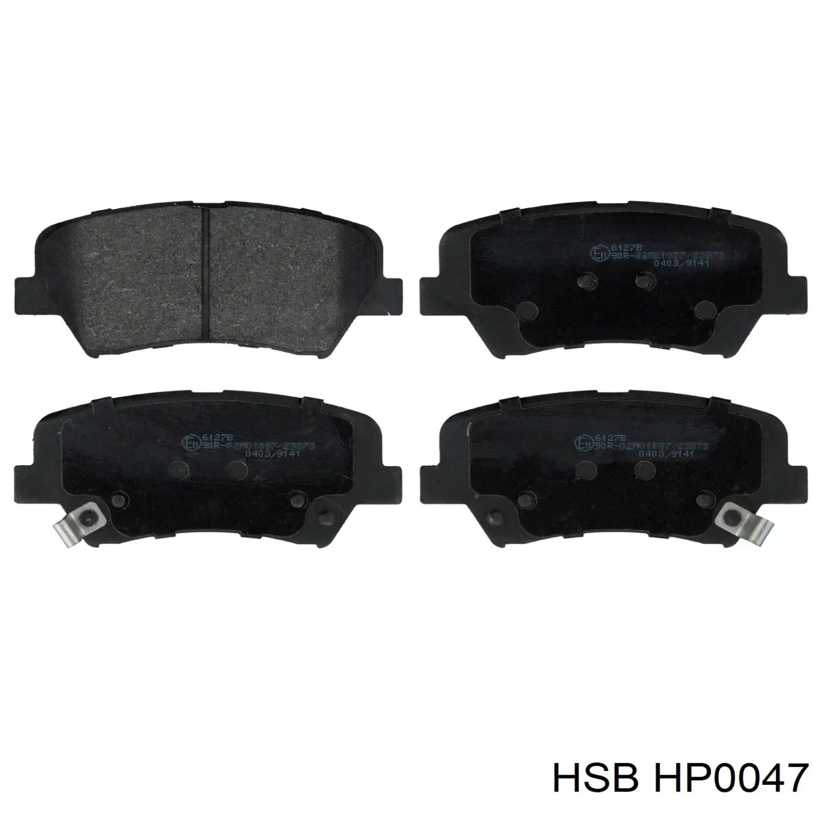 HP0047 HSB Колодки передние