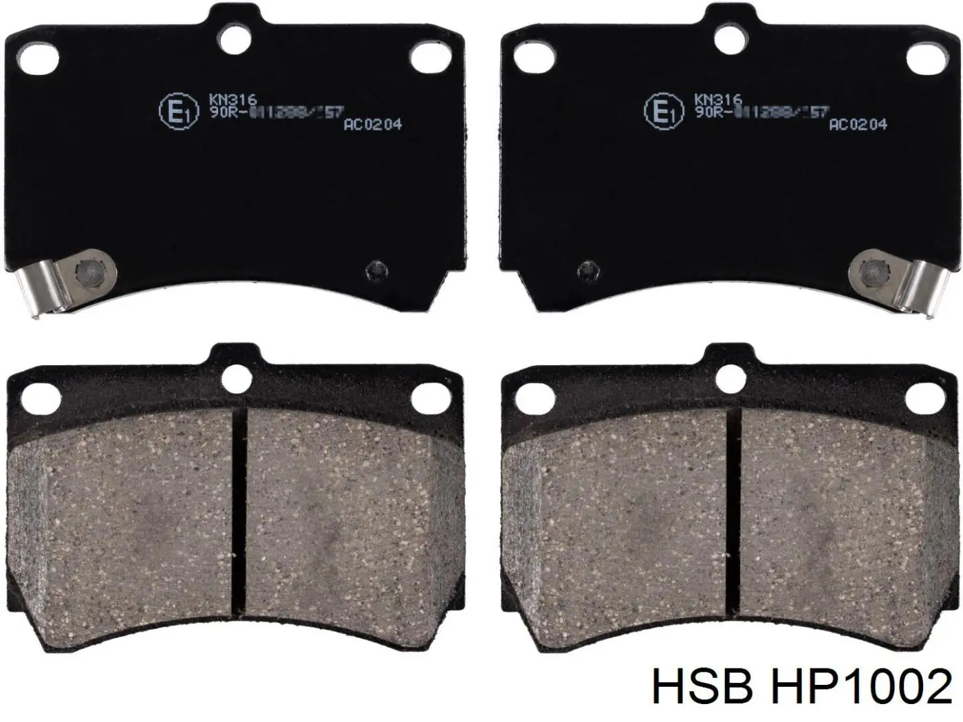 Колодки HSB HP1002 цена, от 11.98 USD