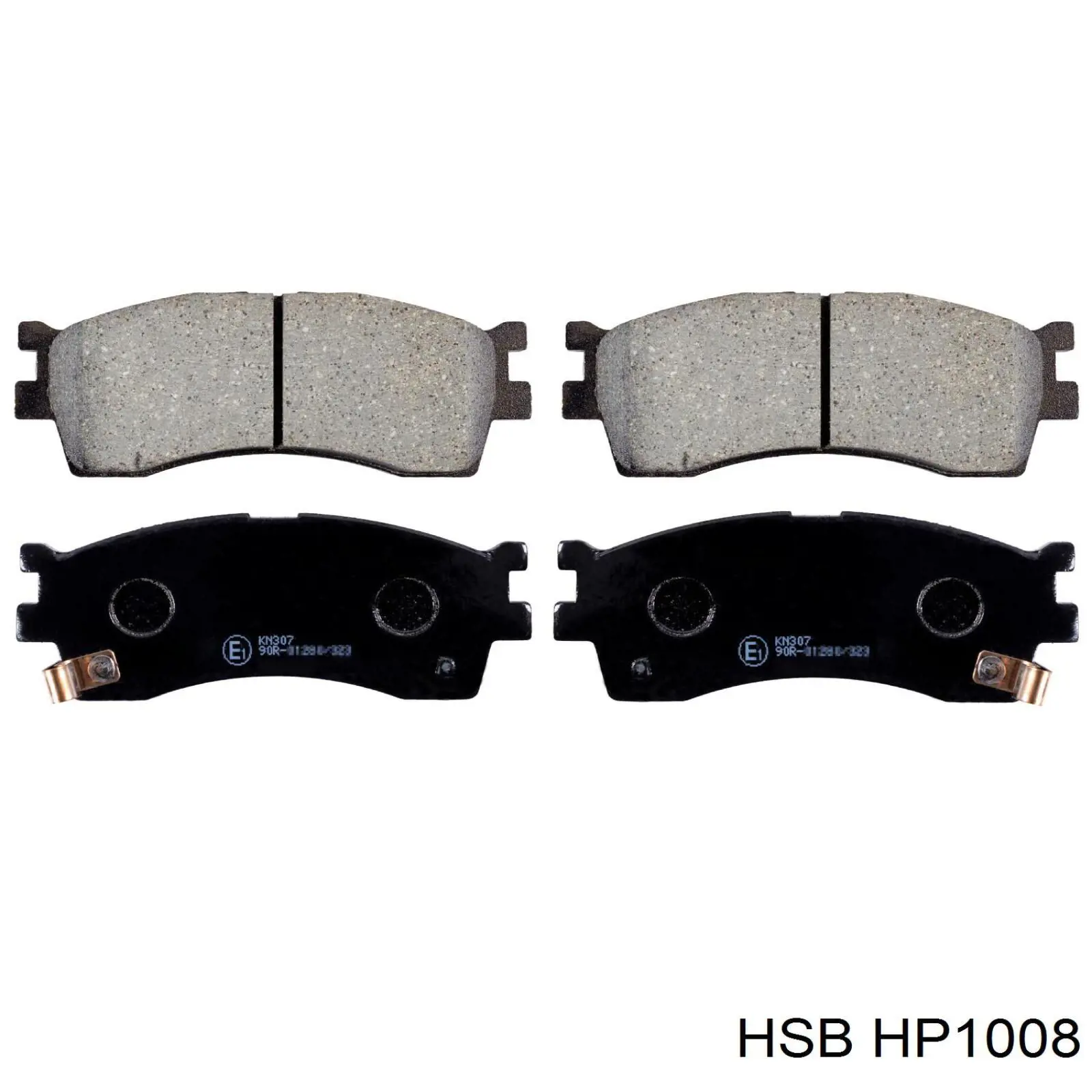 HP1008 HSB Колодки передние