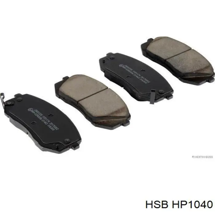 Передние тормозные колодки HP1040 HSB
