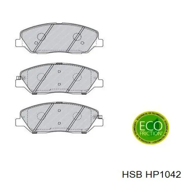 Колодки HSB HP1042 цена, от 26.64 USD