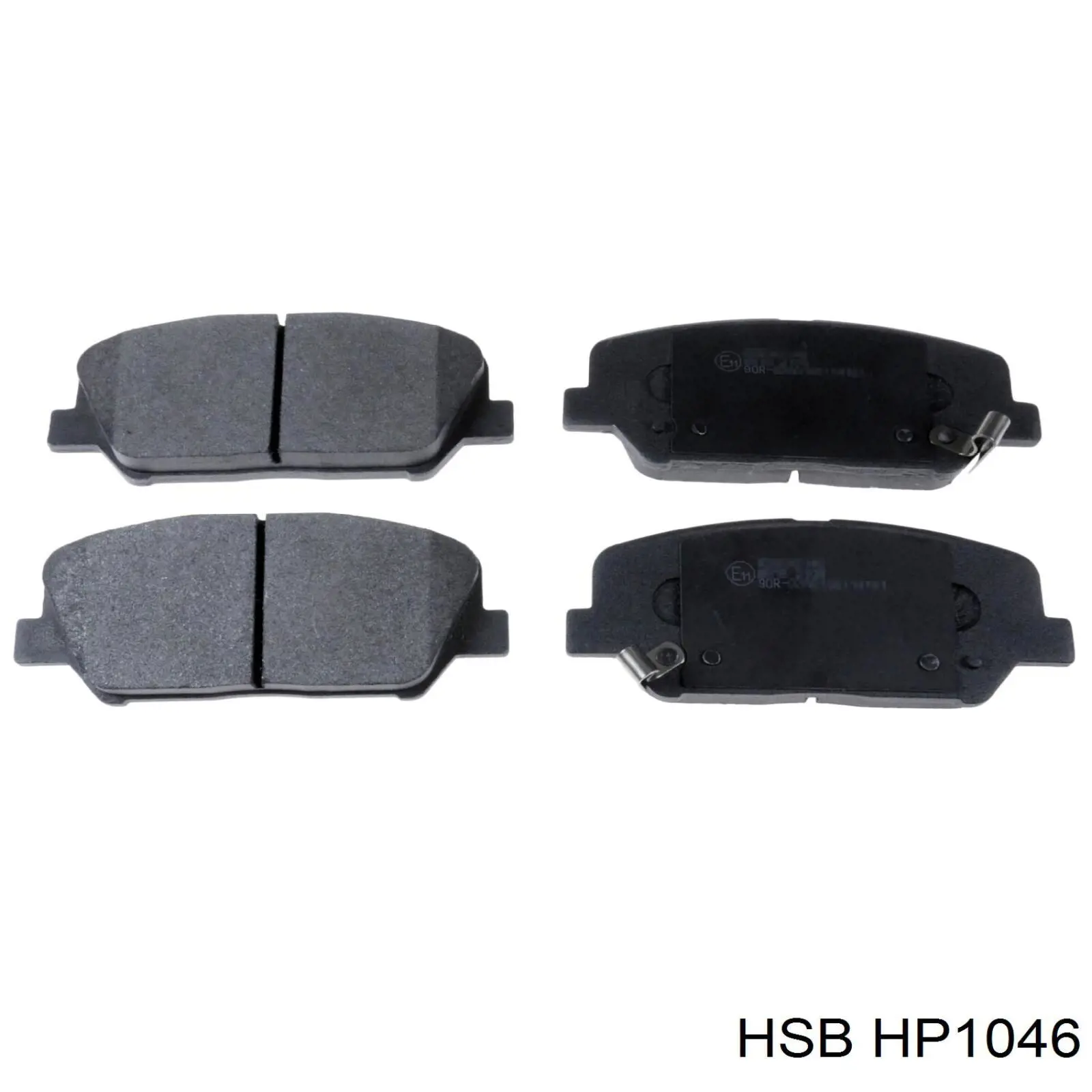 HP1046 HSB sapatas do freio dianteiras de disco