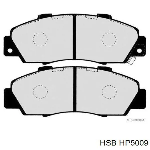 Pastillas de freno delanteras HP5009 HSB