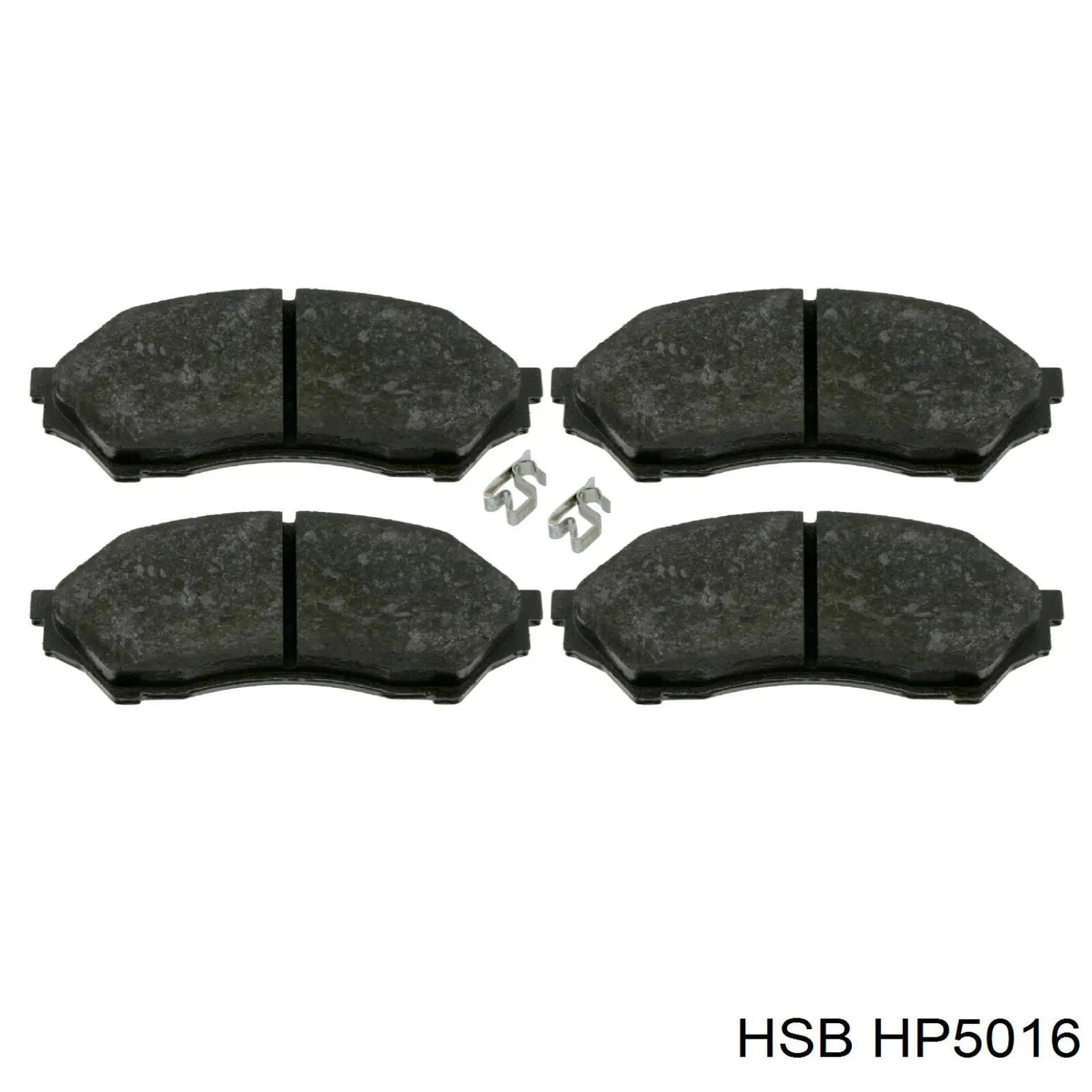 HP5016 HSB Колодки передние