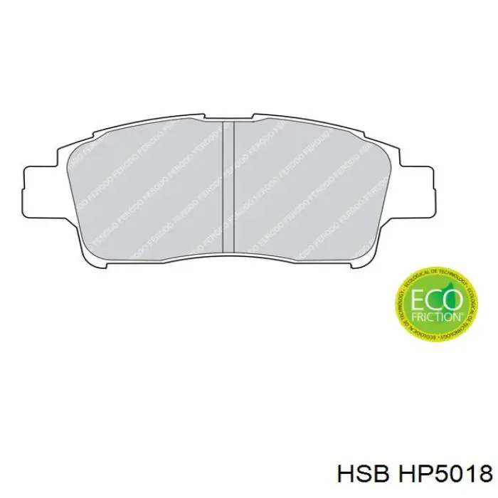 Колодки HSB HP5018 цена, от 14.22 USD