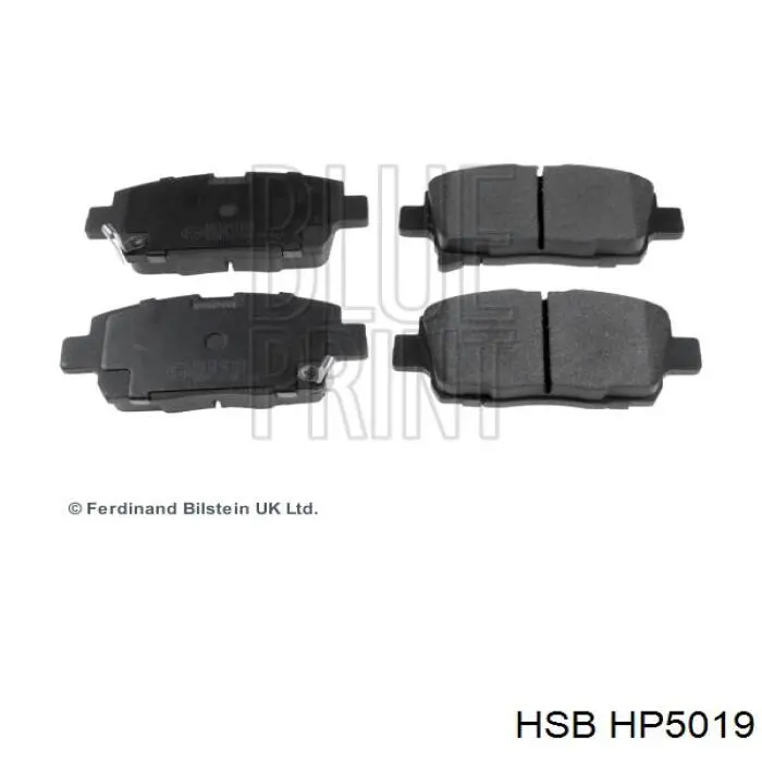 HP5019 HSB Колодки передние