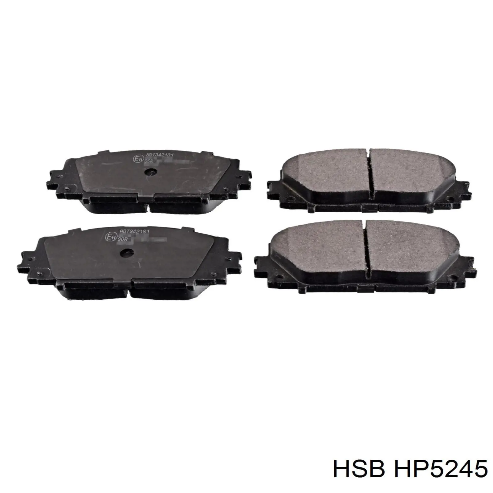 HP5245 HSB колодки тормозные передние дисковые