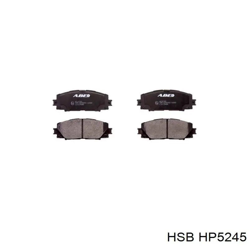 Колодки HSB HP5245 цена, от 16.78 USD