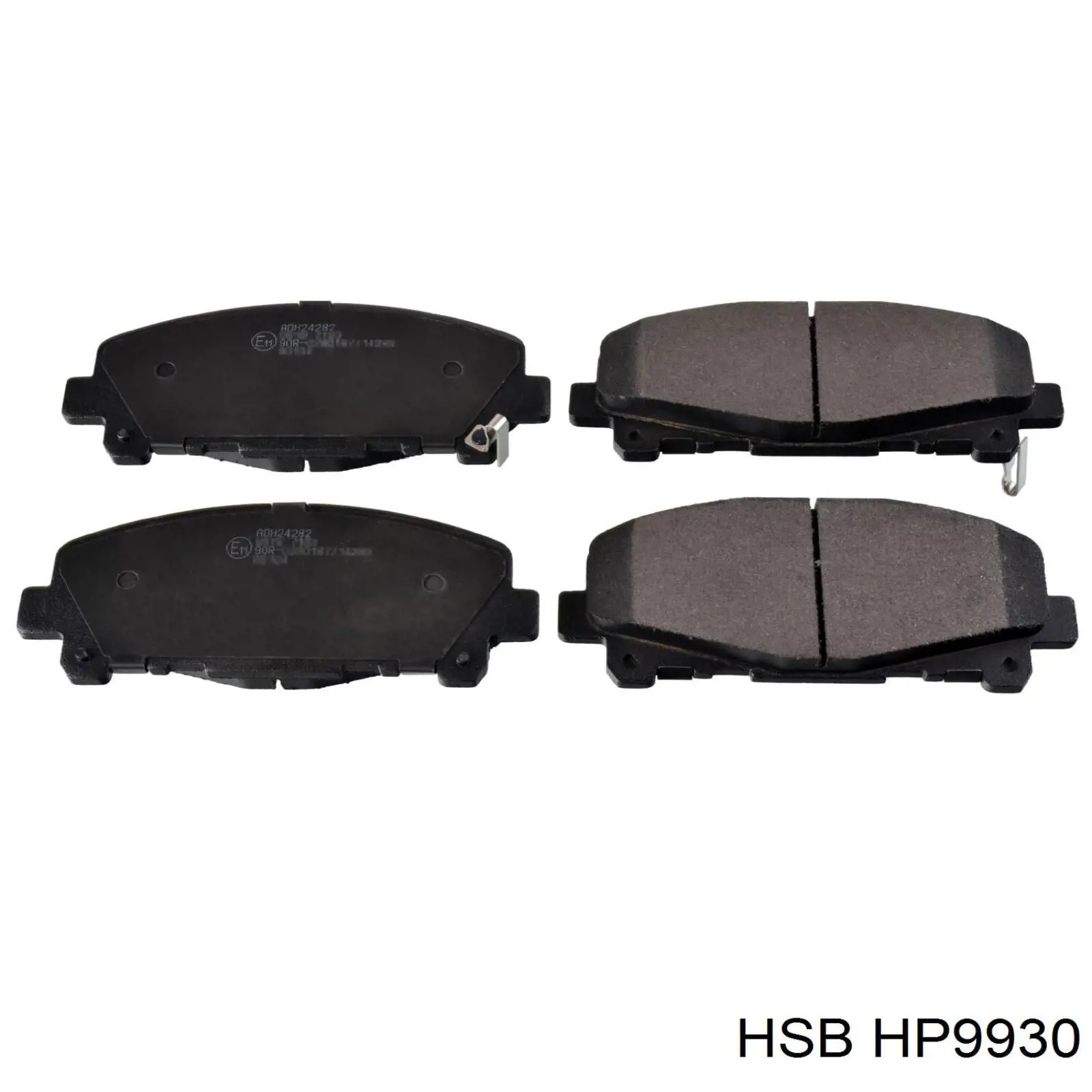 HP9930 HSB колодки тормозные передние дисковые