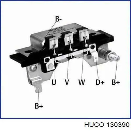 130390 Huco реле-регулятор генератора (реле зарядки)