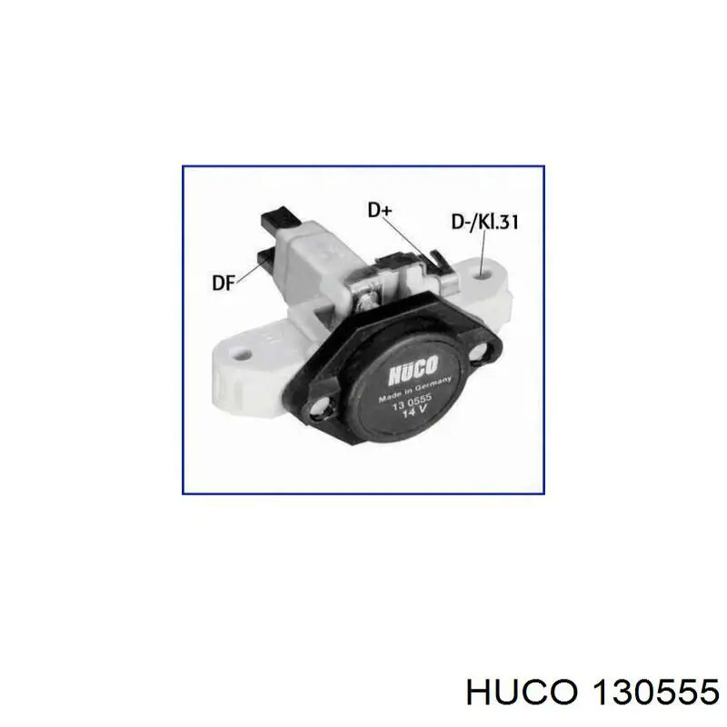 Реле-регулятор генератора, (реле зарядки) 130555 Huco