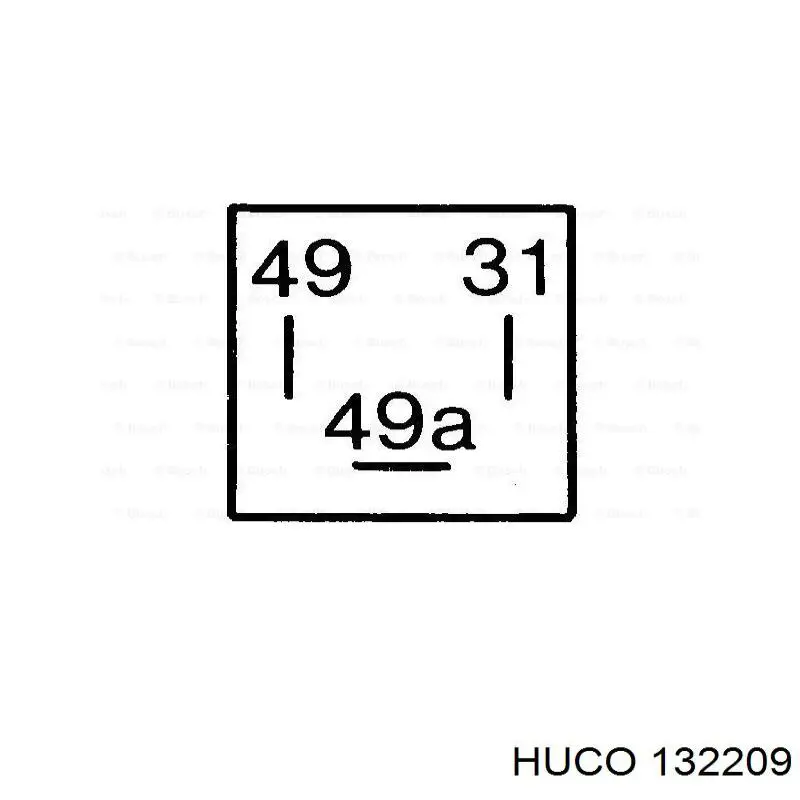 Реле указателей поворотов 132209 Huco