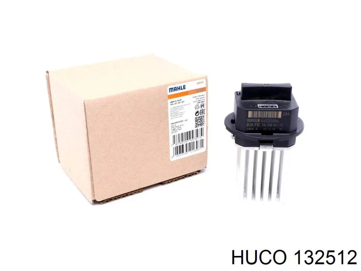132512 Huco resistor (resistência de ventilador de forno (de aquecedor de salão))