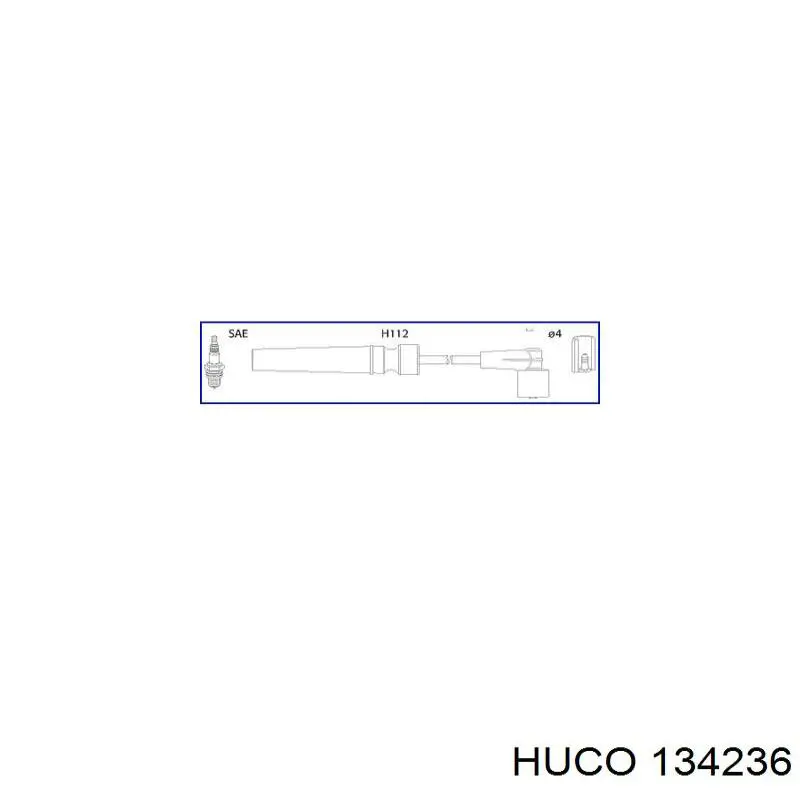 134236 Huco высоковольтные провода