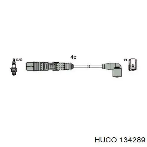 134289 Huco высоковольтные провода