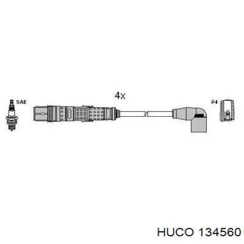 Провода зажигания Huco 134560 цена, от 33.15 USD