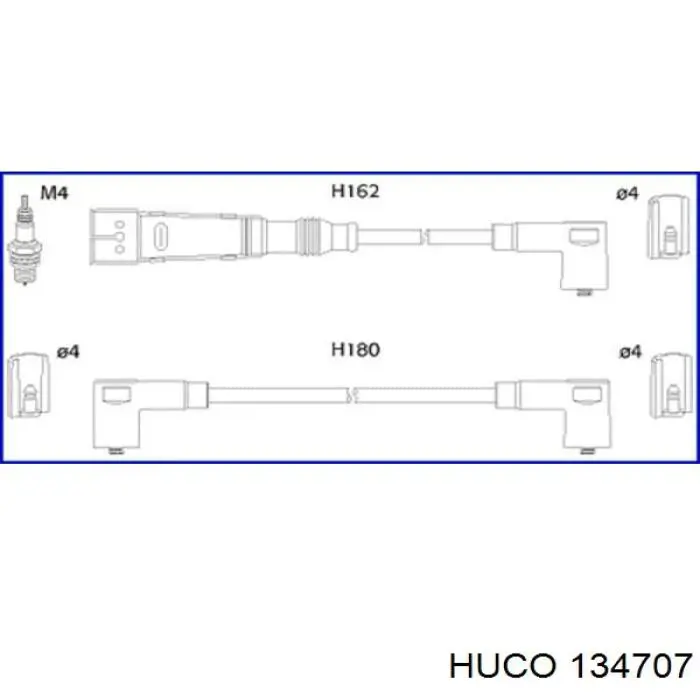 Высоковольтные провода 134707 Huco