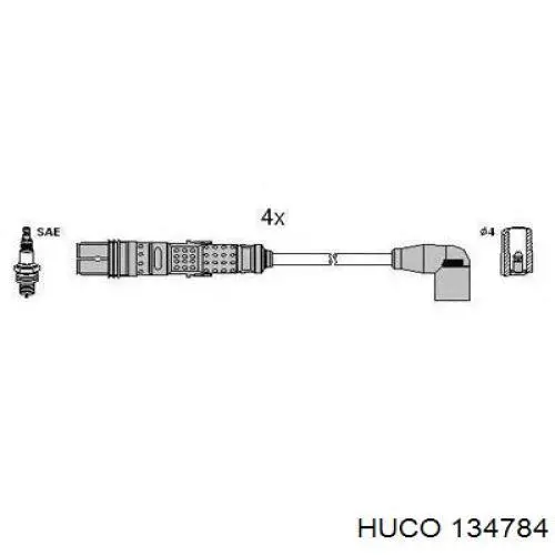 Высоковольтные провода 134784 Huco