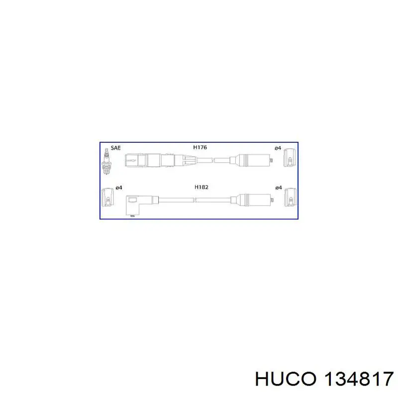 Высоковольтные провода 134817 Huco