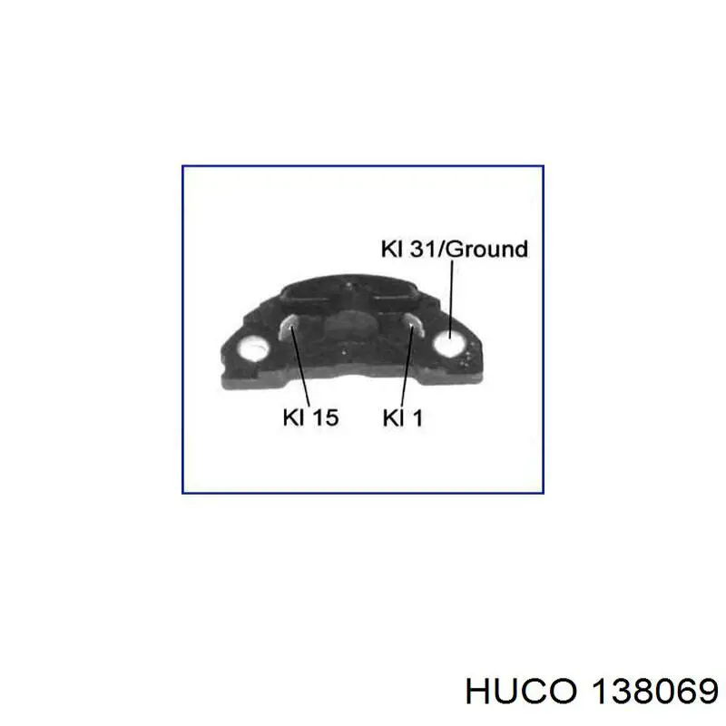 138069 Huco модуль зажигания (коммутатор)