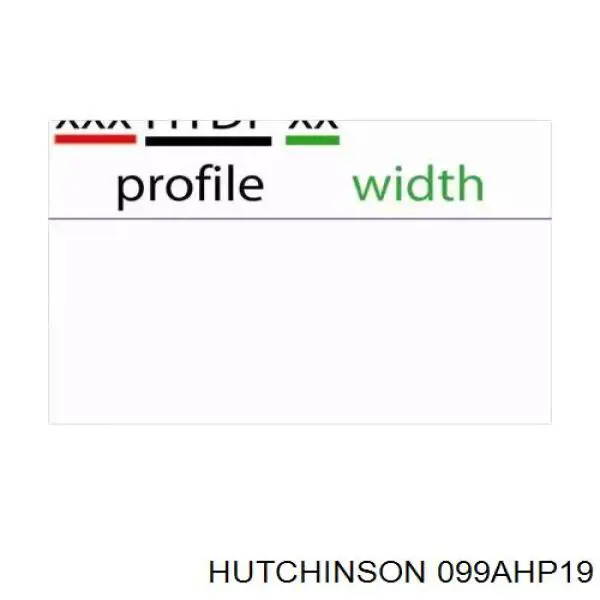 Ремень балансировочного вала Hutchinson 099AHP19